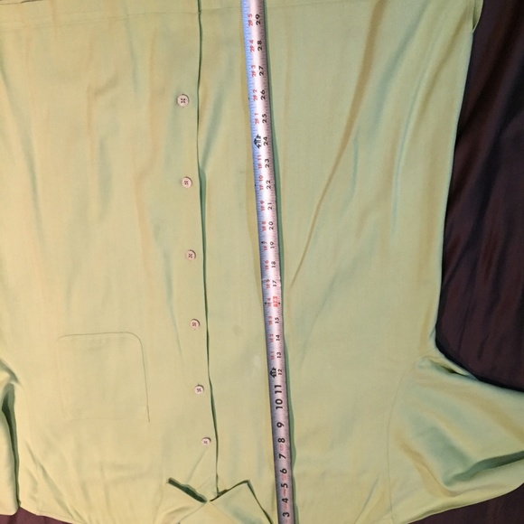 Tommy Bahama Mens Green 100% Silk Short Sleeve XL - Picture 3 of 8